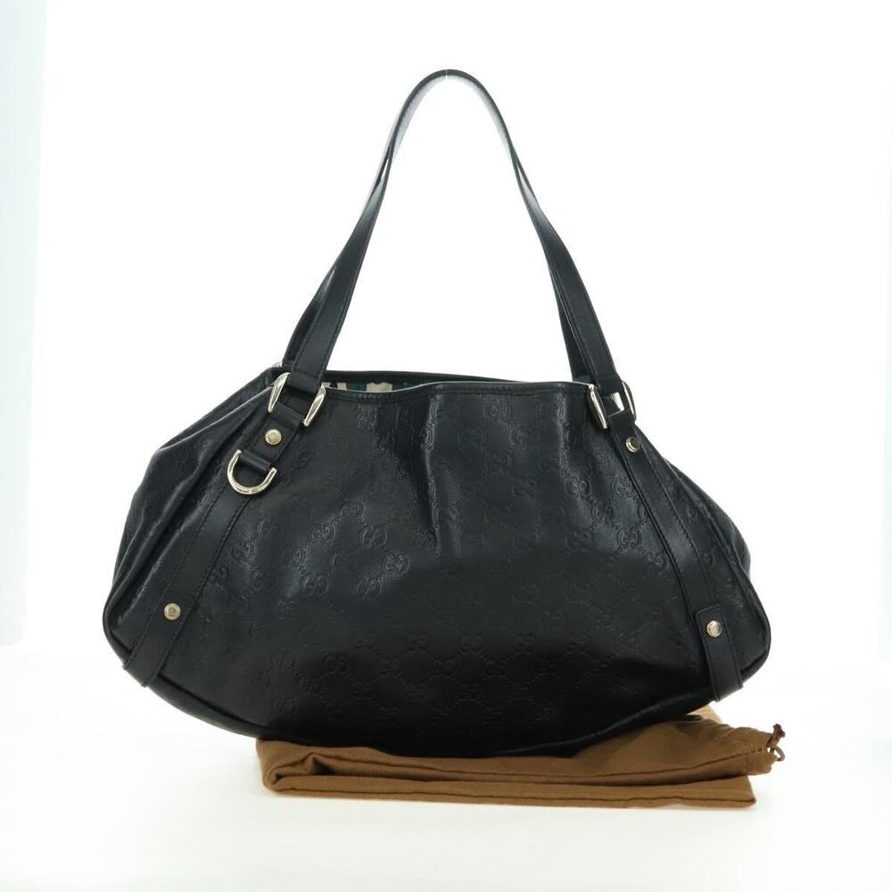Gucci Guccissima GG Canvas Abbey Tote Black